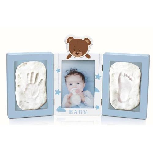 BABY IMPRONTA PORTAFOTO DUE IMPRONTE MASCHIO