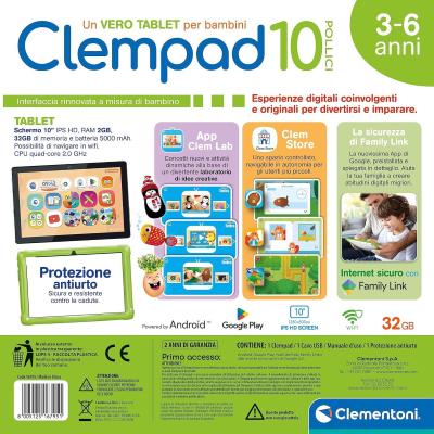 CLEMENTONI TABLET CLEMPAD 10'' 