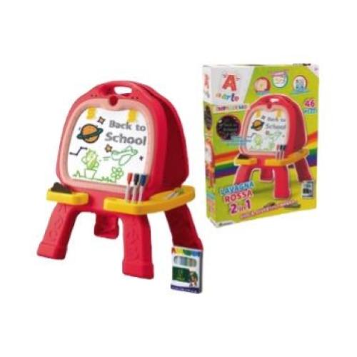 A DI ARTE - LAVAGNA ROSSA 2 IN 1
