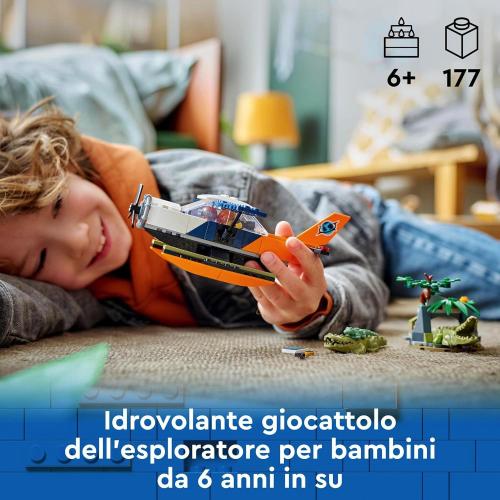 LEGO CITY IDROVOLANTE DELL'ESPLORATORE DELLA GIUNGLA