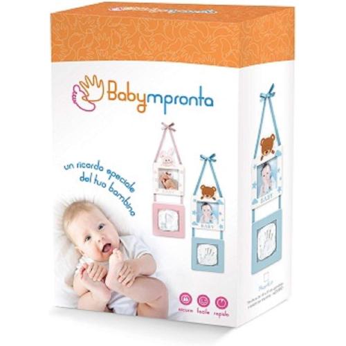 BABY IMPRONTA PORTAFOTO CON IMPRONTA MASCHIO