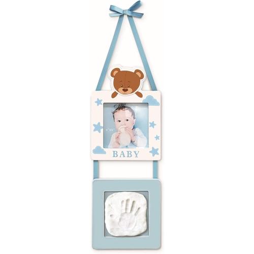 BABY IMPRONTA PORTAFOTO CON IMPRONTA MASCHIO