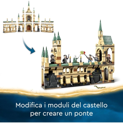 HARRY POTTER CASTELLO LA BATTAGLIA