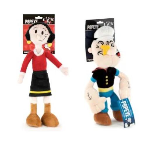 BRACCIO DI FERRO 30 CM PELUCHE ASSORTITI