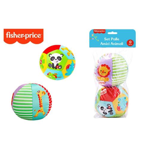 FISHER PRICE SET DUE PALLE AMICI ANIMALI