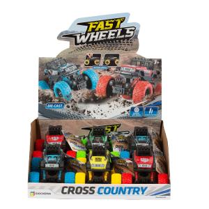 FAST WHEELS - CROSS COUNTRY DIE CAST IN DISPLAY