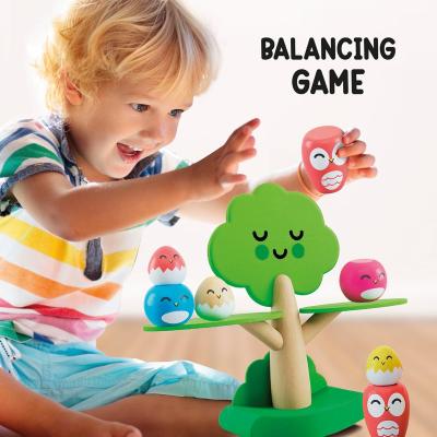 MONTESSORI BABY WOOD TREE BALANCING