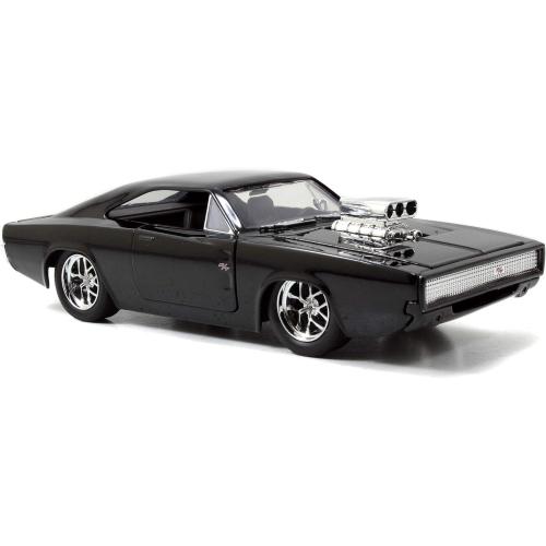 FAST & FURIOUS 1970 DODGE CHARGER IN SCALA 1:24 DIE-CAST, CON PERSONAGGIO,