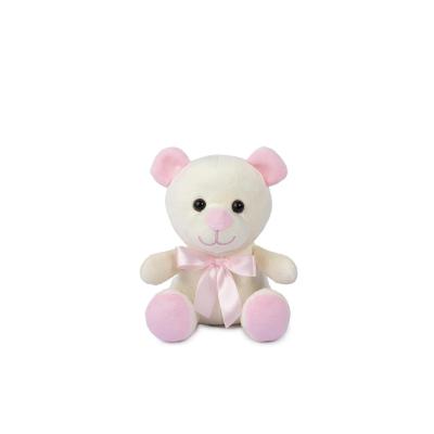 ORSETTO 16 CM DETTAGLI ROSA O AZZURRO 