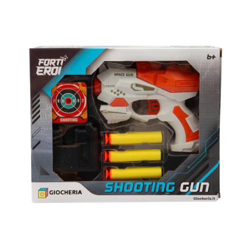 FORTI EROI - SHOTING GUN PISTOLA MUNIZIONI E BERSAGLIO