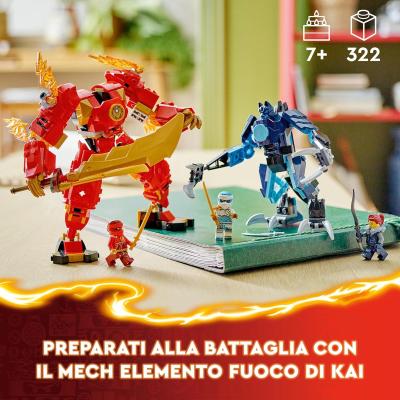 NINJAGO MECH ELEMENTO FUOCO DI KAI