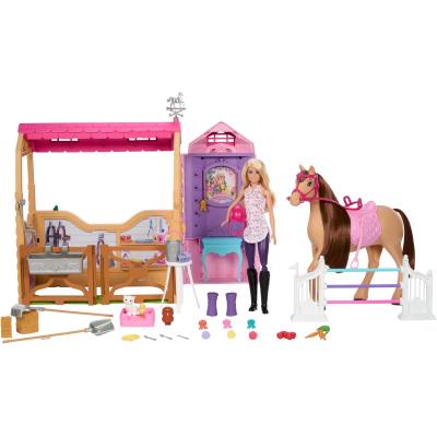 BARBIE RANCH DEI SOGNI PLAYSET CON BAMBOLA E CAVALLO