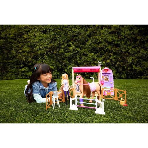 BARBIE RANCH DEI SOGNI PLAYSET CON BAMBOLA E CAVALLO