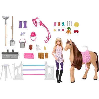 BARBIE RANCH DEI SOGNI PLAYSET CON BAMBOLA E CAVALLO