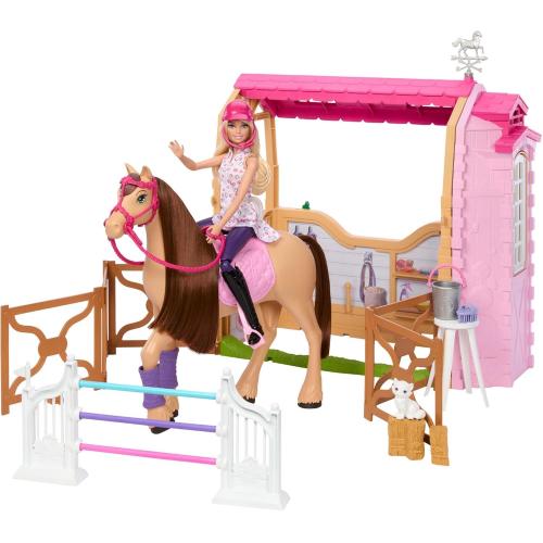 BARBIE RANCH DEI SOGNI PLAYSET CON BAMBOLA E CAVALLO