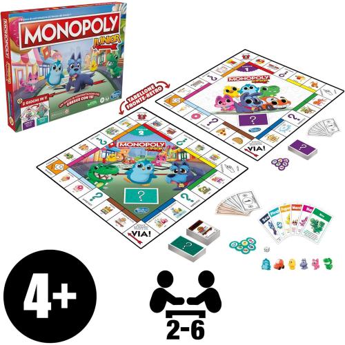 MONOPOLY JUNIOR 2 GIOCHI IN 1