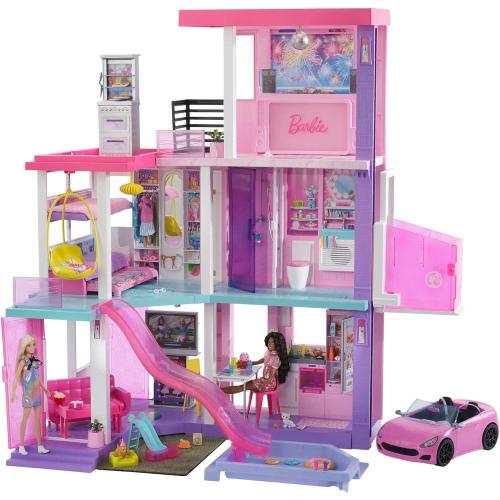 BARBIE CASA DEI SOGNI COLLEZIONE 60TH ANNIV. CON AUTO E BAMBOLE