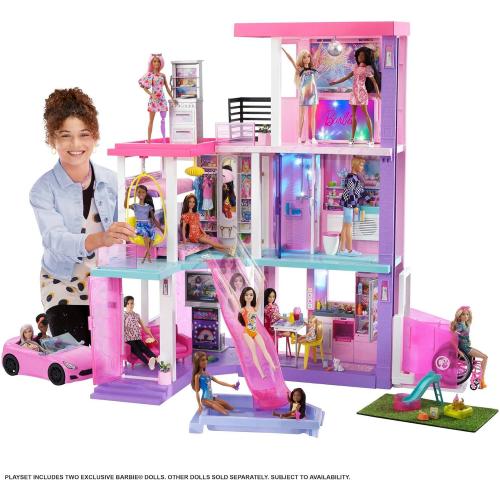 BARBIE CASA DEI SOGNI COLLEZIONE 60TH ANNIV. CON AUTO E BAMBOLE