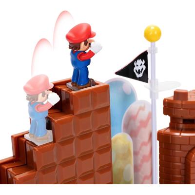 NINTENDO SUPER MARIO PLAYSET COURSE COMPLETE CON PERSONAGGIO ARTICOLATO 6 CM