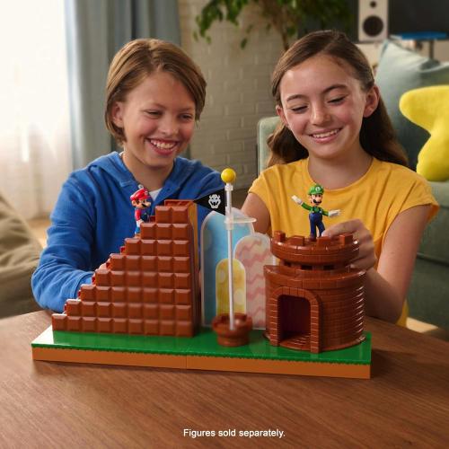 NINTENDO SUPER MARIO PLAYSET COURSE COMPLETE CON PERSONAGGIO ARTICOLATO 6 CM