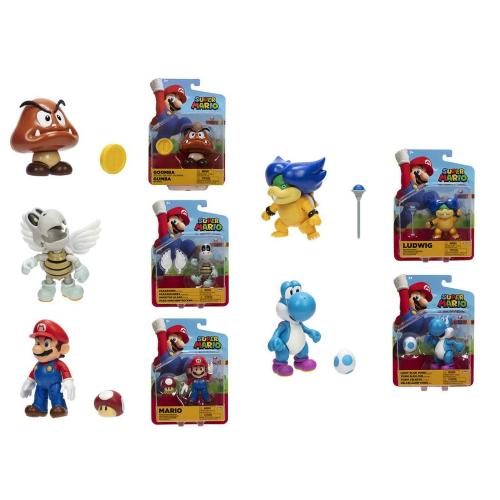 NINTENDO SUPER MARIO ASSORTIMENTO PERSONAGGI ARTICOLATI 10 CM SERIE 27