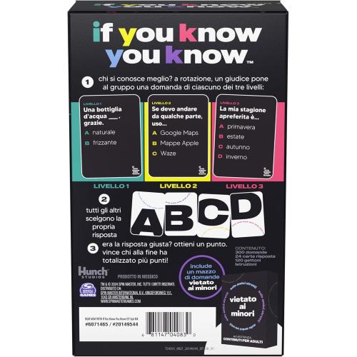 PARTY GAMES IF YOU KNOW YOU KNOW