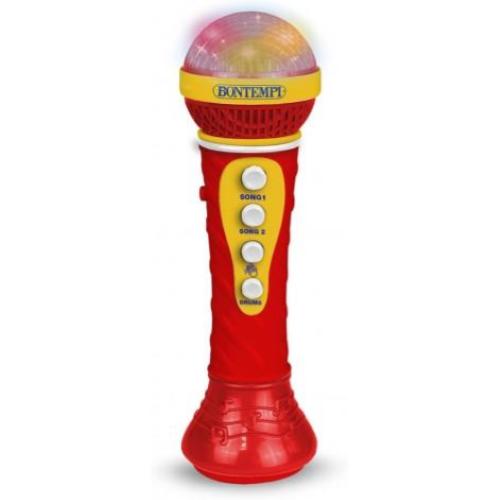 BONTEMPI MICROFONO KARAOKE CON EFFETTI LUMINOSI