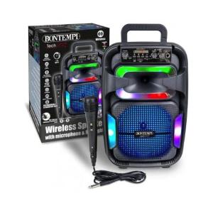 BONTEMPI CASSA WIRELESS CON MICROFONO KARAOKE