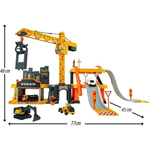 MAJORETTE CREATIX VOLVO PLAYSET GARAGE CON 5 VEICOLI