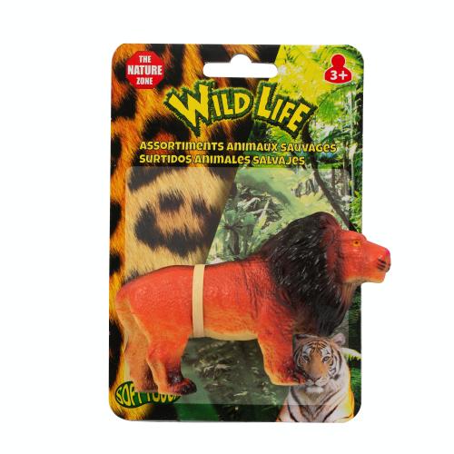 PARK&FARM - BLISTER ANIMALE SAVANA 6 MODELLI SOFT