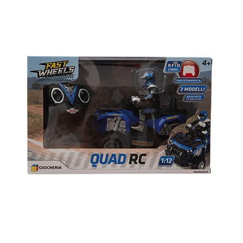 FAST WHEELS - QUAD RADIO COMANDATO CON PERSONAGGIO