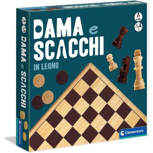 SCACCHI + DAMA IN LEGNO