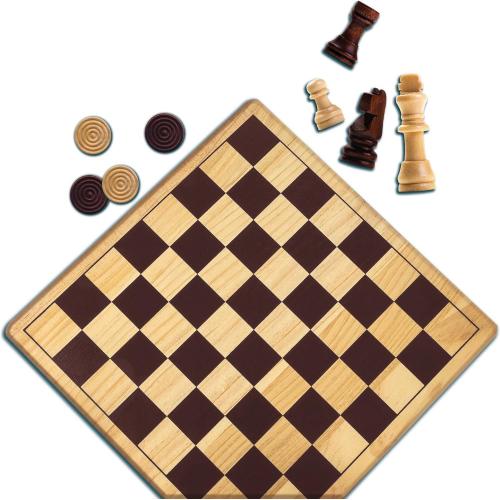 SCACCHI + DAMA IN LEGNO