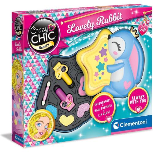 CLEMENTONI CRAZY CHIC LOVELY MAKE UP RABBIT STAR