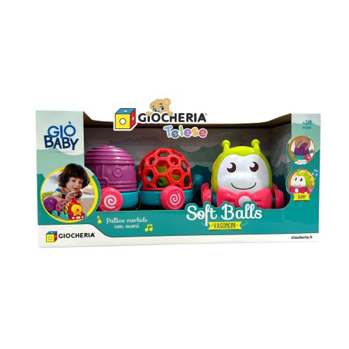 GIO' BABY - TRENINO 3 SOFT BALLS