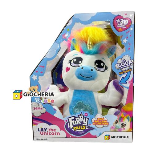 GIO' PLUSH FURRY TAILS UNICORNO INTERATTIVO