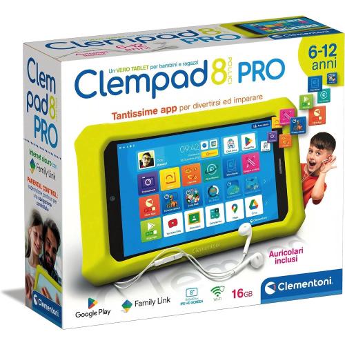 CLEMENTONI CLEMPAD 8 PRO - DA 6 A 12 ANNI