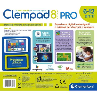CLEMENTONI CLEMPAD 8 PRO - DA 6 A 12 ANNI