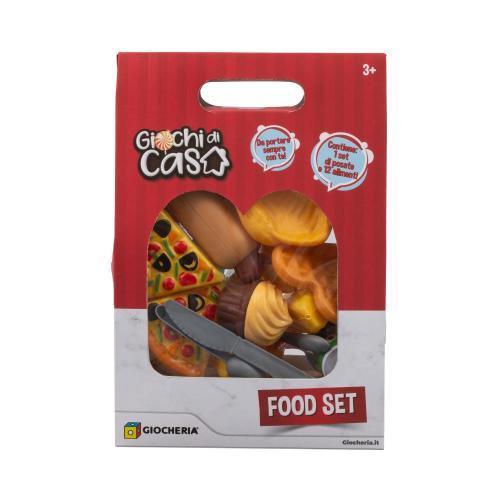 GIOCHI DI CASA - FOOD SET ALIMENTI CON POSATE 2 MOD