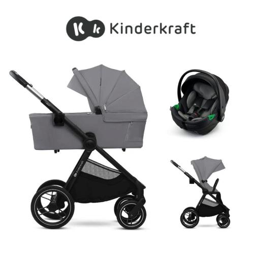 TRIO KINDERKRAFT NEA 2 LIGHT GREY 2025 CON OVETTO I-CARE