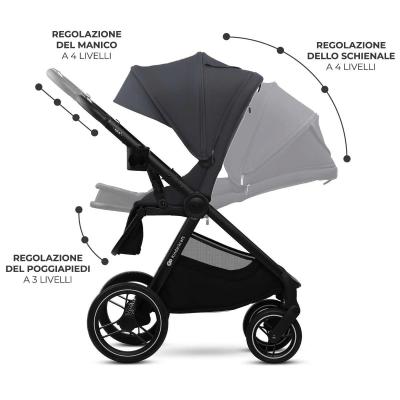 TRIO KINDERKRAFT NEA 2 LIGHT GREY 2025 CON OVETTO I-CARE