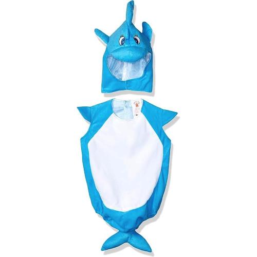 COSTUME DELFINO TAGLIA T 1-2 ANNI