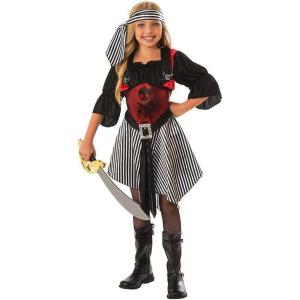 COSTUME PIRATESSA SCARLATTA INF