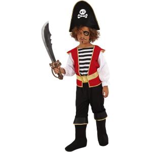 COSTUME PIRATA MALVAGIO 3-4 ANNI