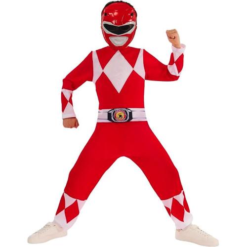 COSTUME POWER RANGER MIGHTY MORPHIN RED 3-4 ANNI