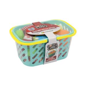 GIOCHI DI CASA - CESTINO DELLA SPESA CON TOVAGLIA