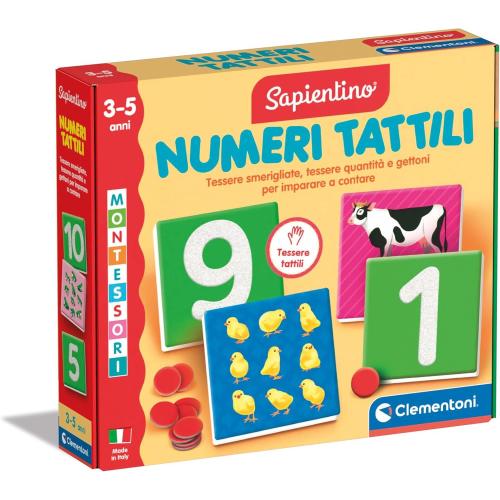 MONTESSORI - NUMERI TATTILI