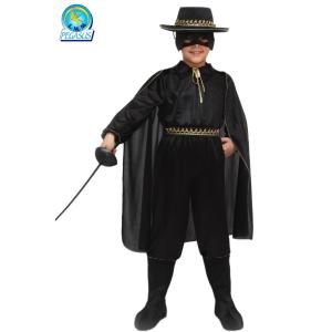 COSTUME ZORRO CAVALIERE NERO 8-9 ANNI