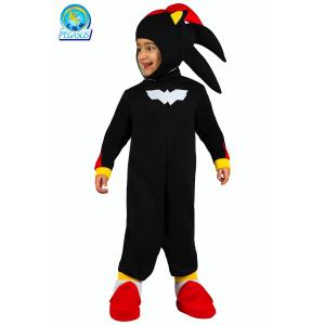 COSTUME SUPER RICCIO NERO SHADOW 4-5 ANNI