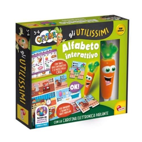 CAROTINA PENNA PARLANTE GLI UTILISSIMI ALFABETO INTERATTIVO